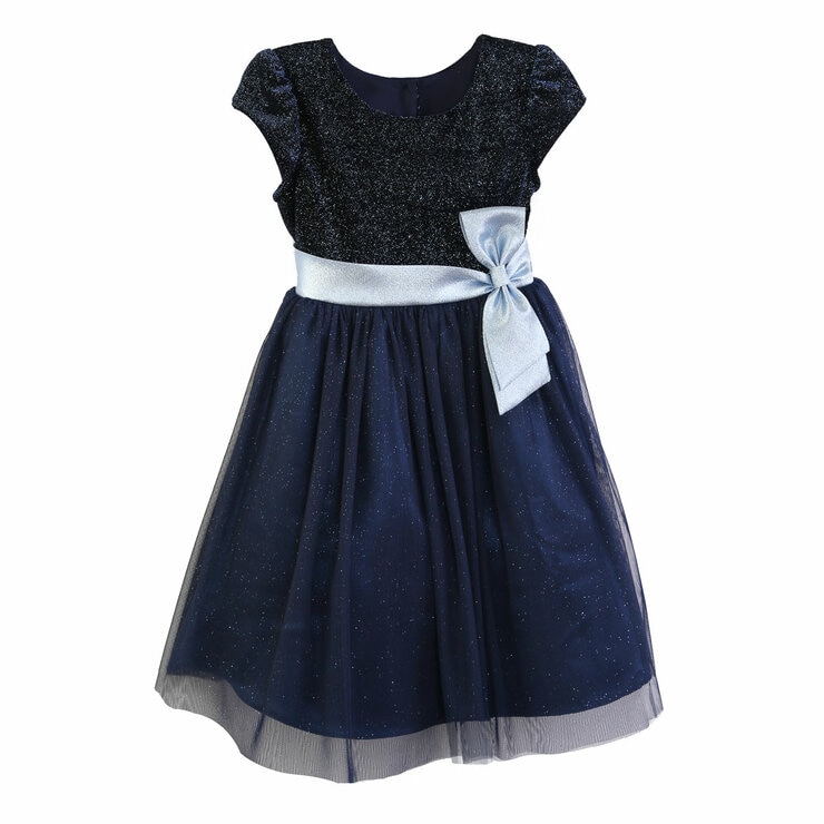 Jona Michelle Kids Dress in Navy, 8 Years