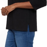 Kirkland Signature Ladies Boatneck Tee in Black