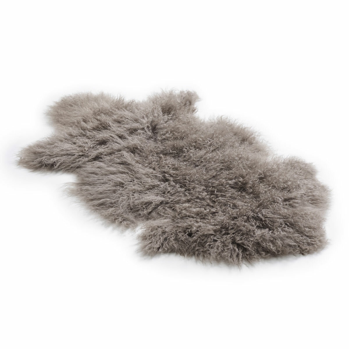 Bowron Tibetan Sheepskin Rug in Mushroom, 60 x 90 cm Bowron Tibetan Sheepskin Rug in Mushroom, 60 x 90 cm