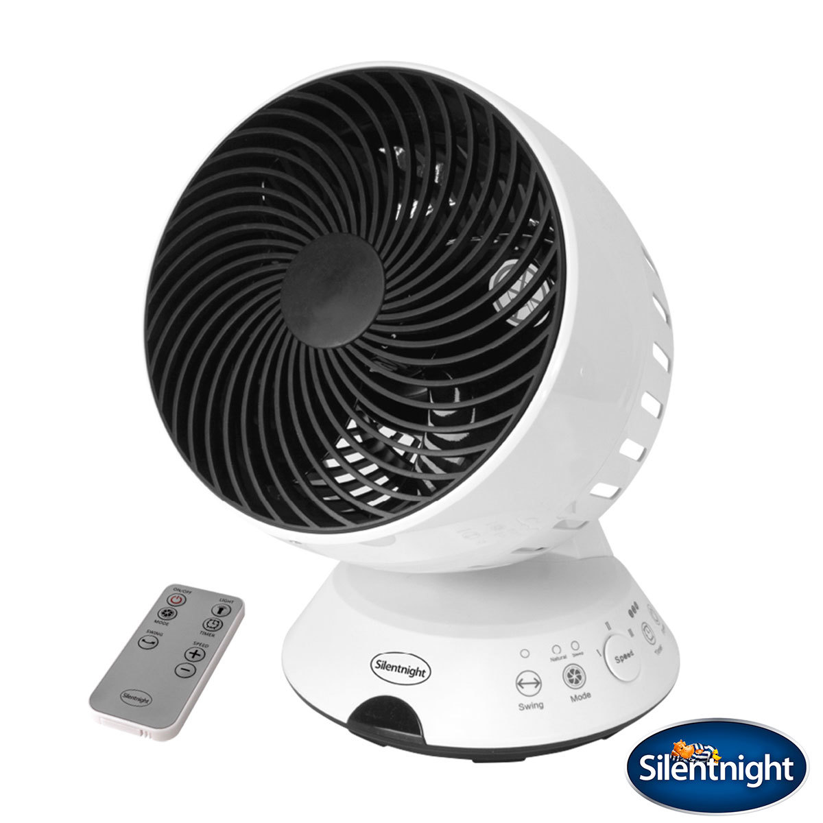 Fan-Silent night Oscillating Turbo Fan-provides perfect cool temp in the heat 