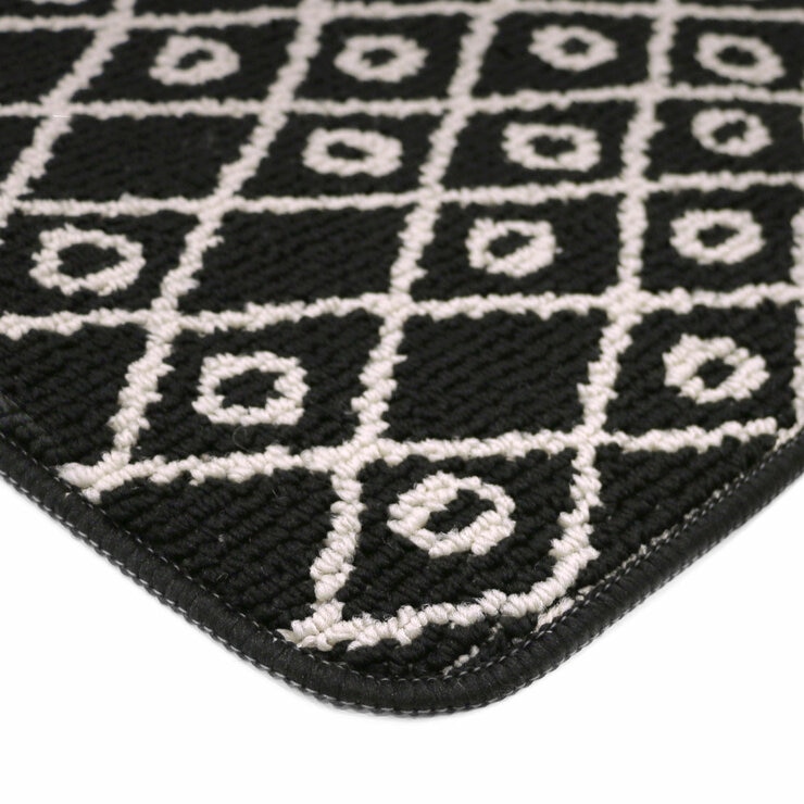 Multy Home Accent Floor Runner in Black & White, 60 x 183 cm