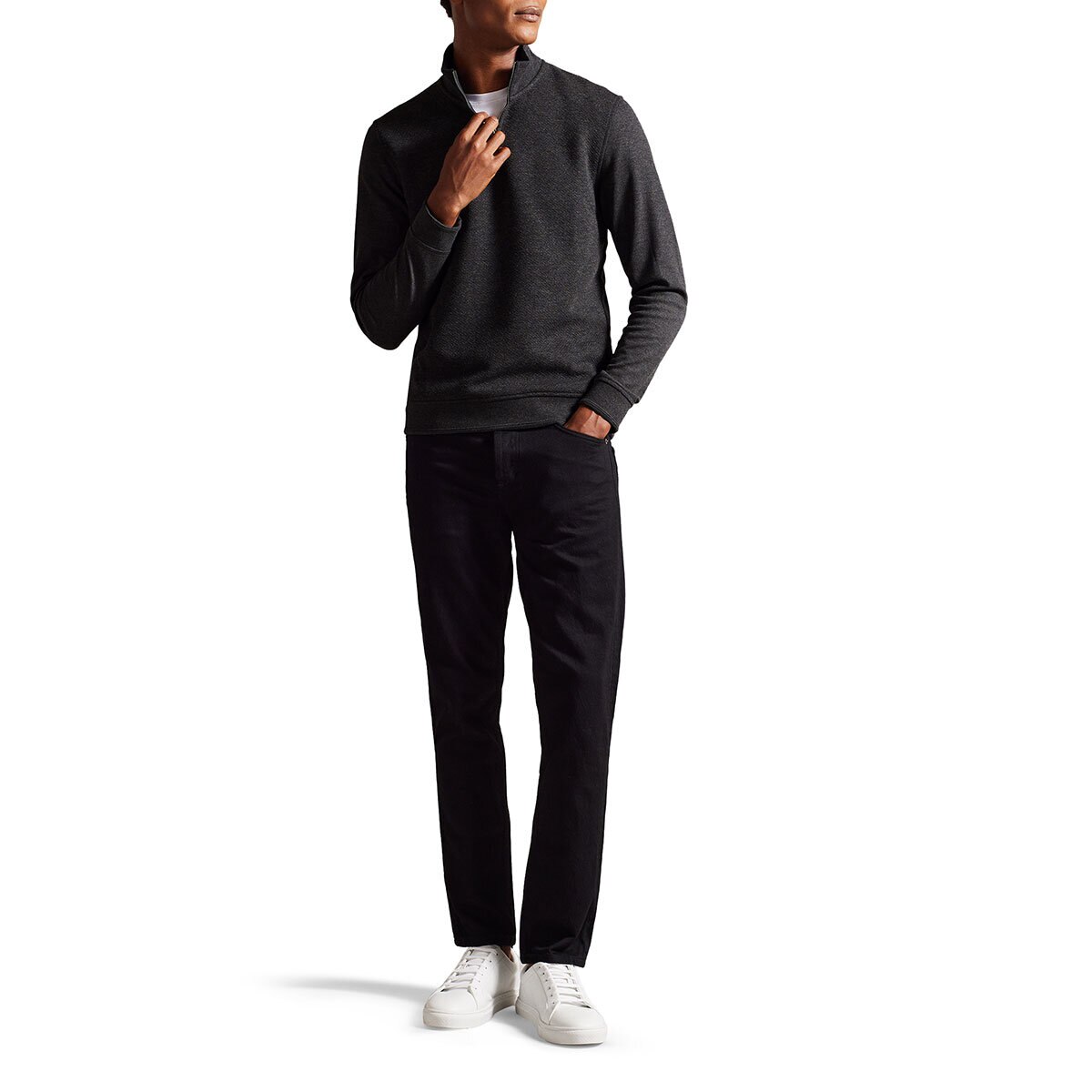 Ted Baker Men's Quarter Zip Sweatshirt