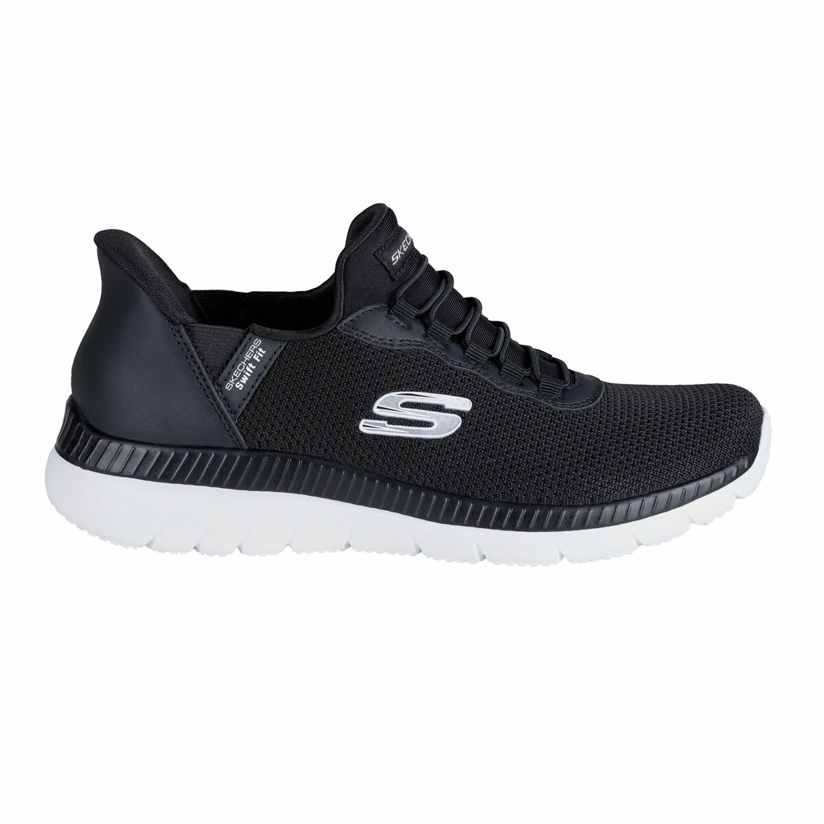 Skechers Ladies Swift Fit Bountiful Trainer in Black