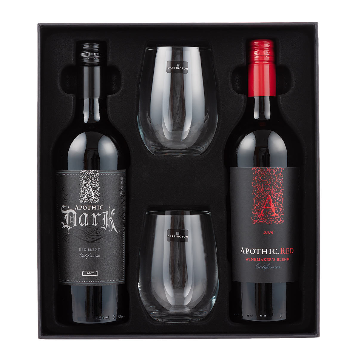 Apothic Red Wine Gift Pack, 2 x 75cl with 2 Tumblers Costco UK