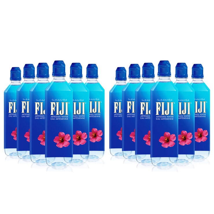 Fiji Water Sports Cap, 12 x 700ml Costco UK