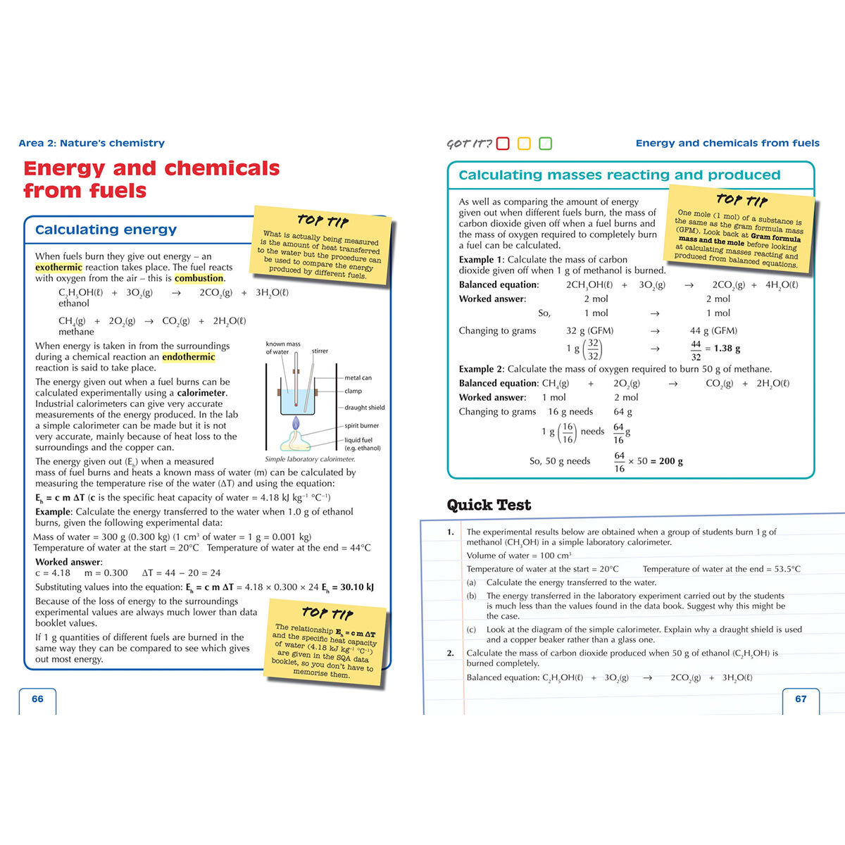 Leckie National 5 Chemistry Revision & Practice Books (14 -16 Years)