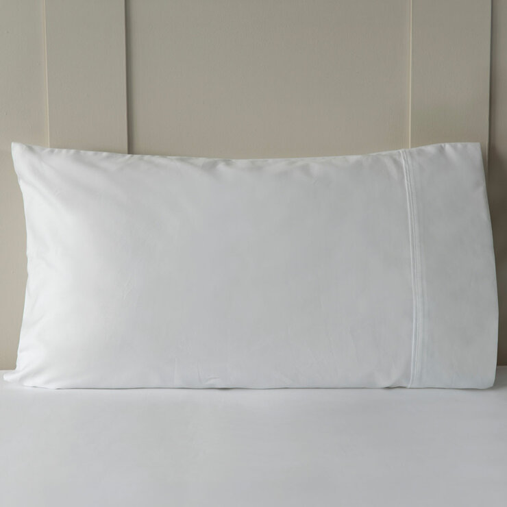 Belledorm 600 Thread Count Cotton White Duvet Cover Set in 3 Sizes