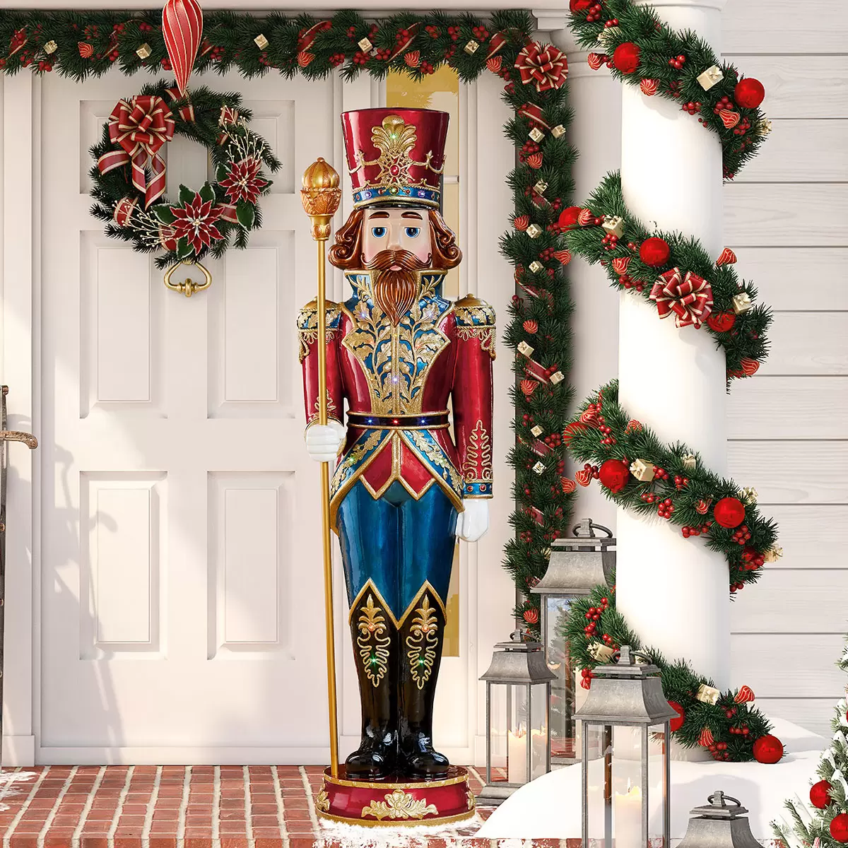 Buy 72" Grand Nutcracker lifestyle Image at Costco.co.uk