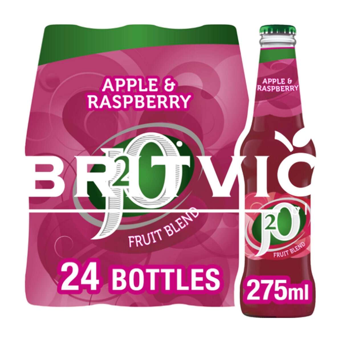J2O Apple & Raspberry, 6 x 4 x 275ml