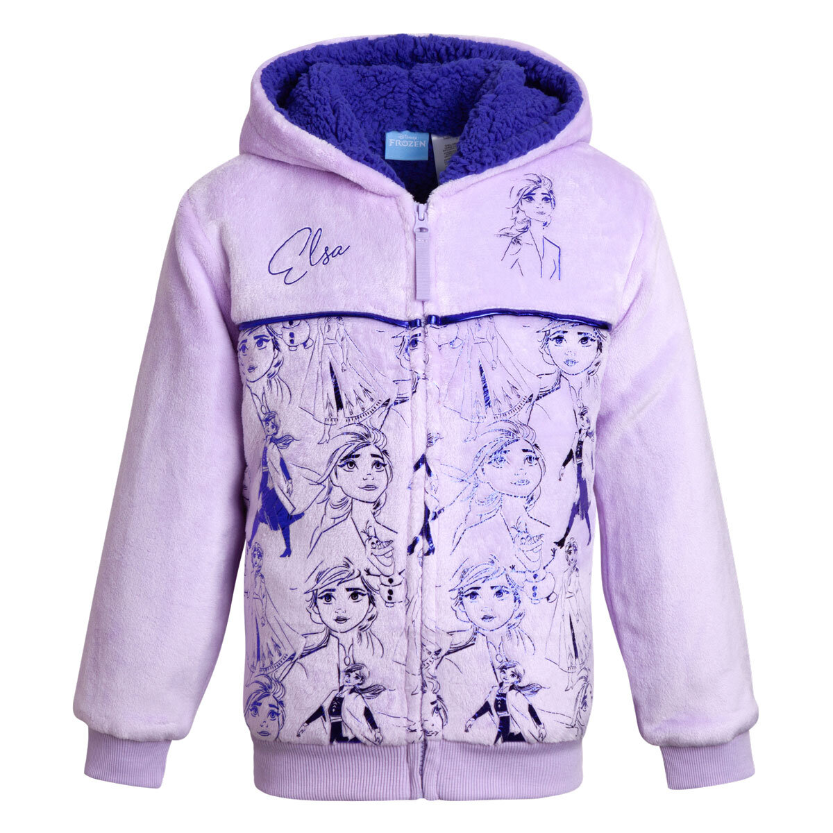 Character Kids Frozen Plush Hoodie