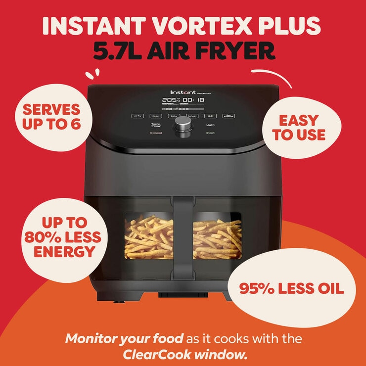 Lifestyle image of Instant Vortex Plus ClearCook Air Fryer