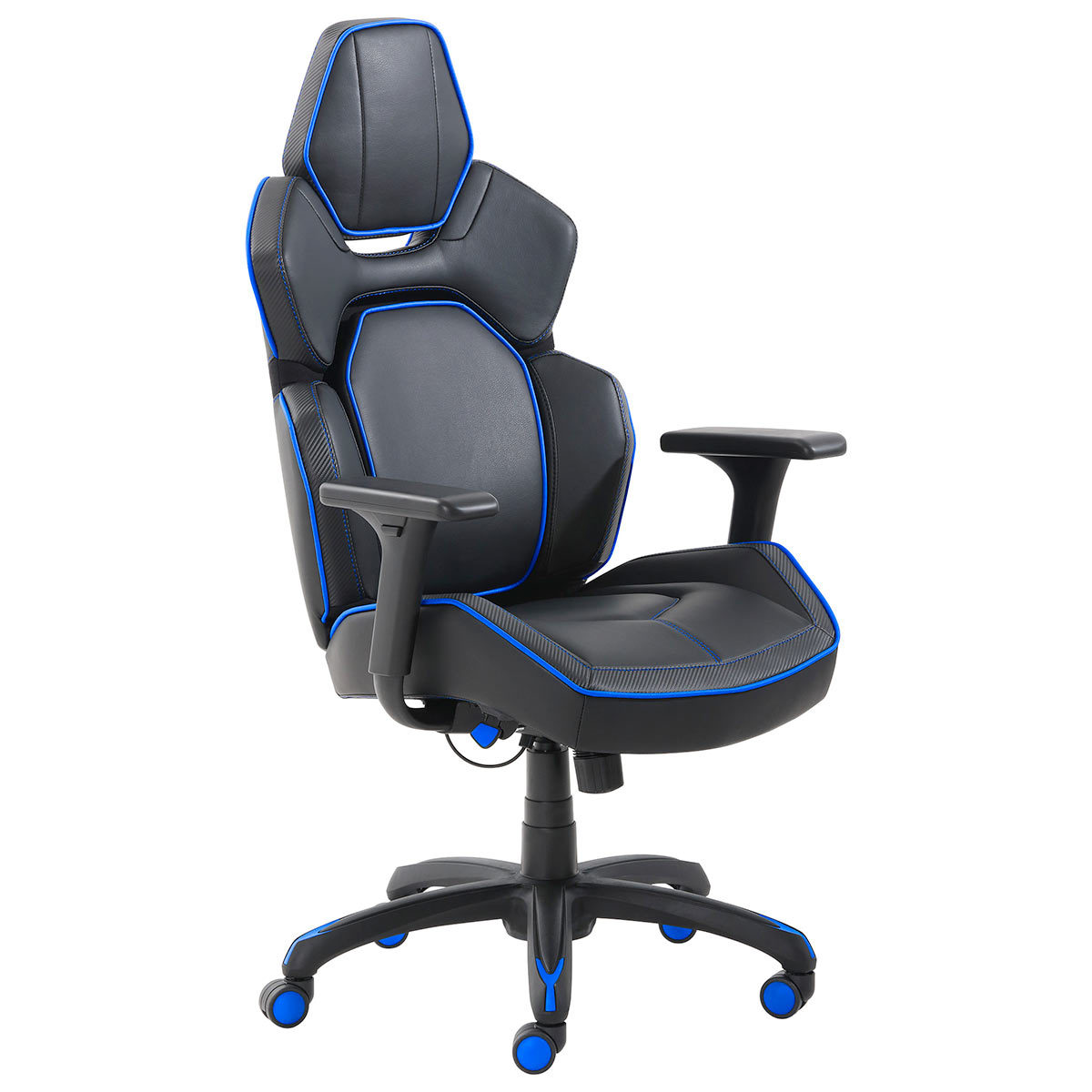 True Innovations DPS™ 3D Insight Lumbar Gaming Chair, Blue