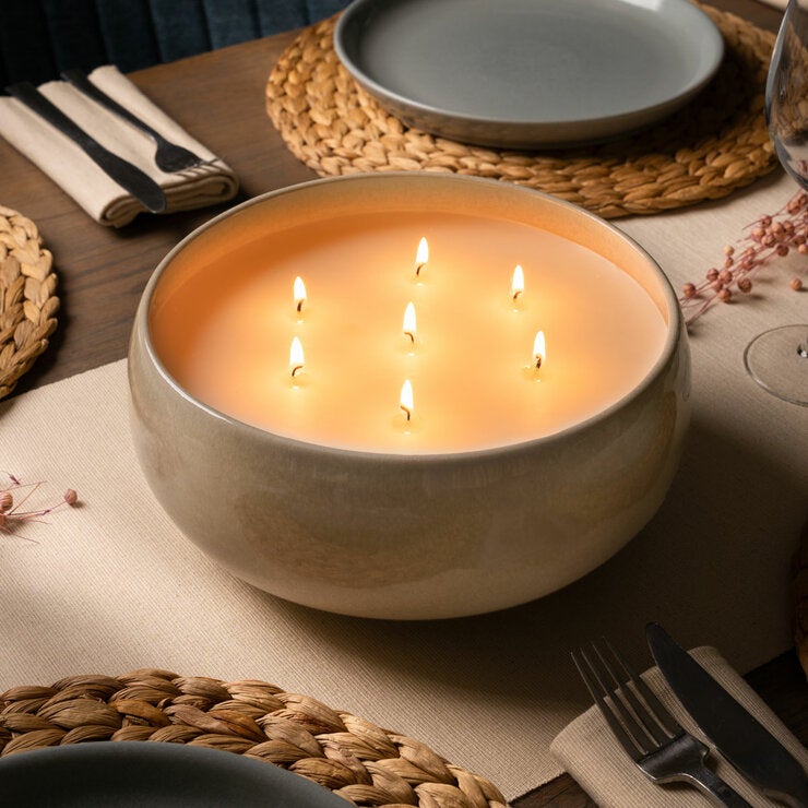 Torc 7 Wick Candle, in Cream Torc 7 Wick Candle, in Cream