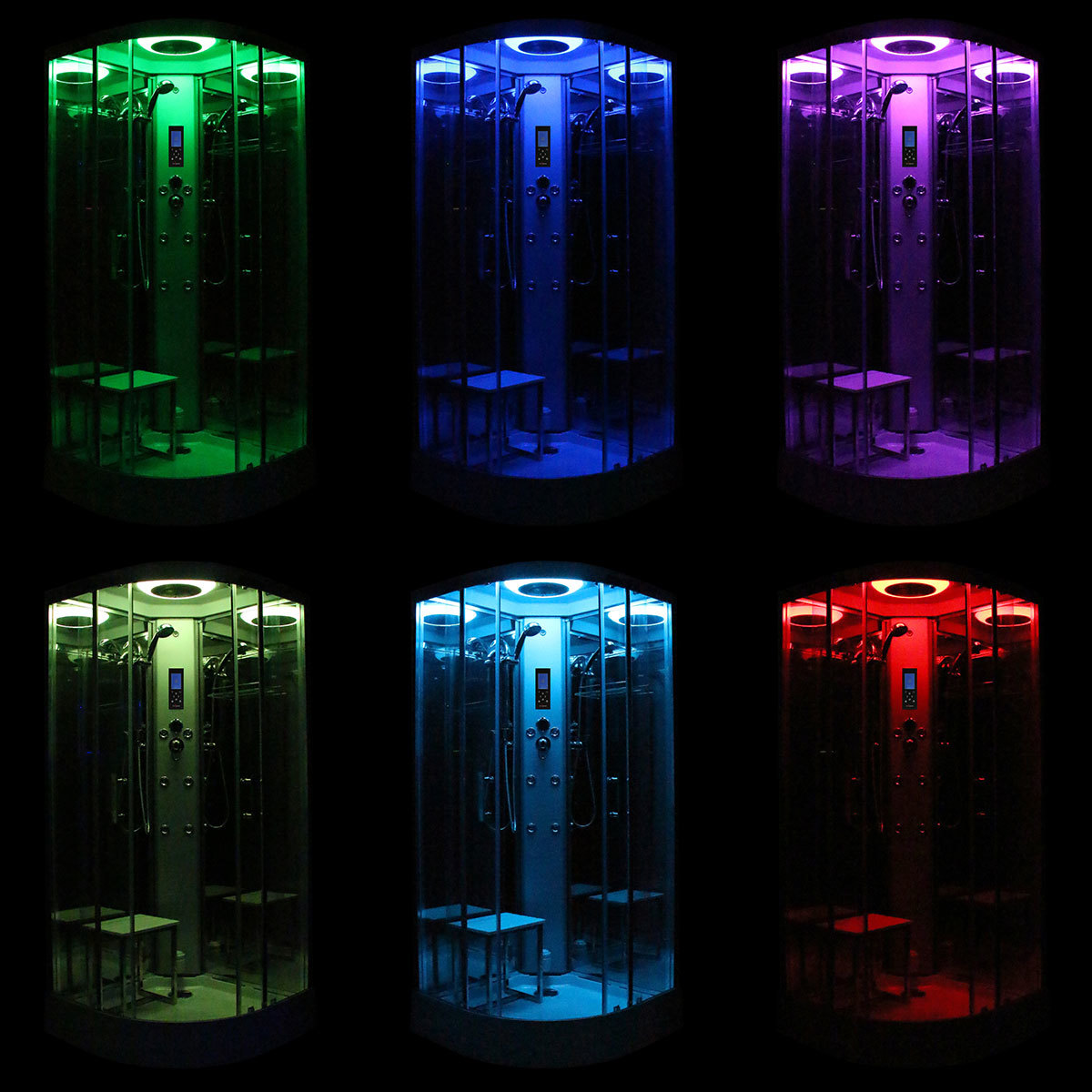 Image showcasing the different lighting options available