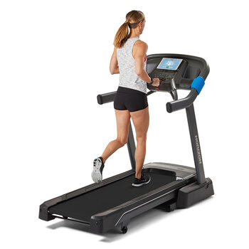 Horizon Fitness 7 Treadmill with women