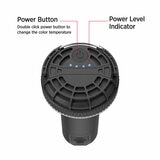 Image showing the power button and power level indicator