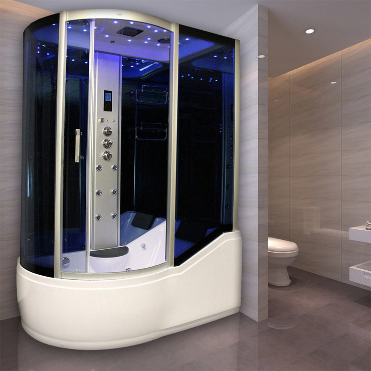 Insignia Right Hand Steam Shower with Whirlpool Bath Model INS8059 Costco UK