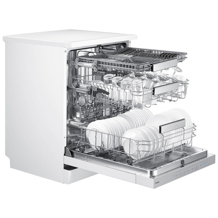 Samsung DW70H73YCFVU4 Series 7 Dishwasher, C Rated in White Samsung DW70H73YCFVU4 Series 7 Dishwasher, C Rated in White