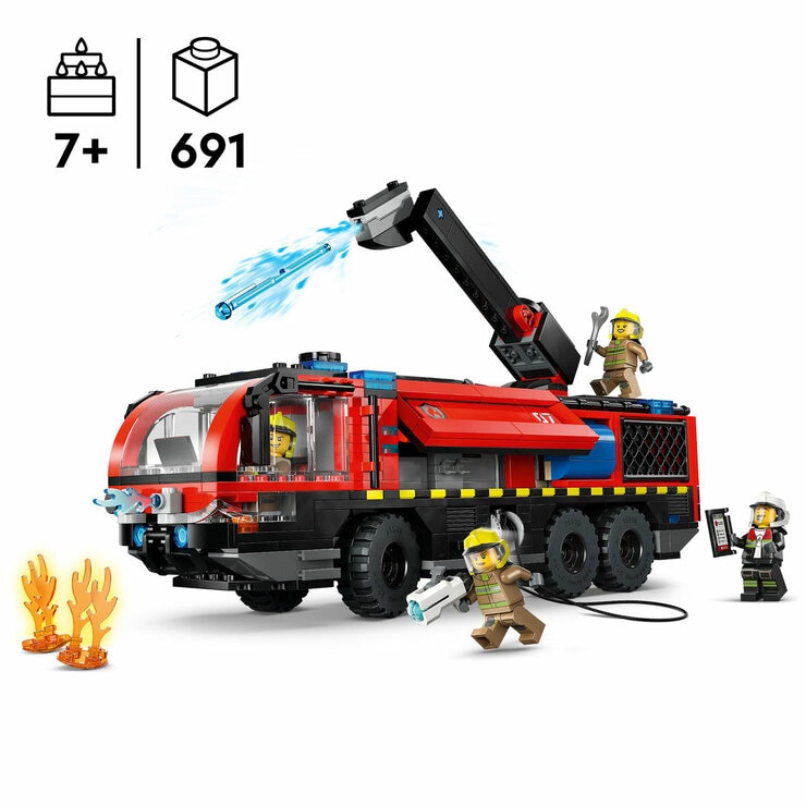 LEGO City Airport Fire Truck - Model 60499 (7+ Years)