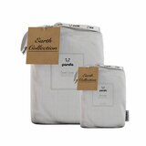 Panda Bamboo & French Linen Grey Duvet Cover Set in 3 Sizes Panda Bamboo & French Linen Grey Duvet Cover Set in 3 Sizes