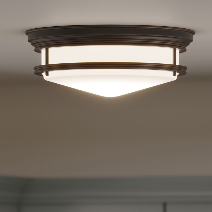 Hadley 3 Light Flush - Oil Rubbed Bronze Hadley 3 Light Flush - Oil Rubbed Bronze