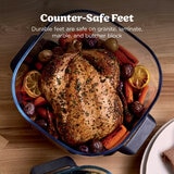 Lifestyle image with counter safe feet