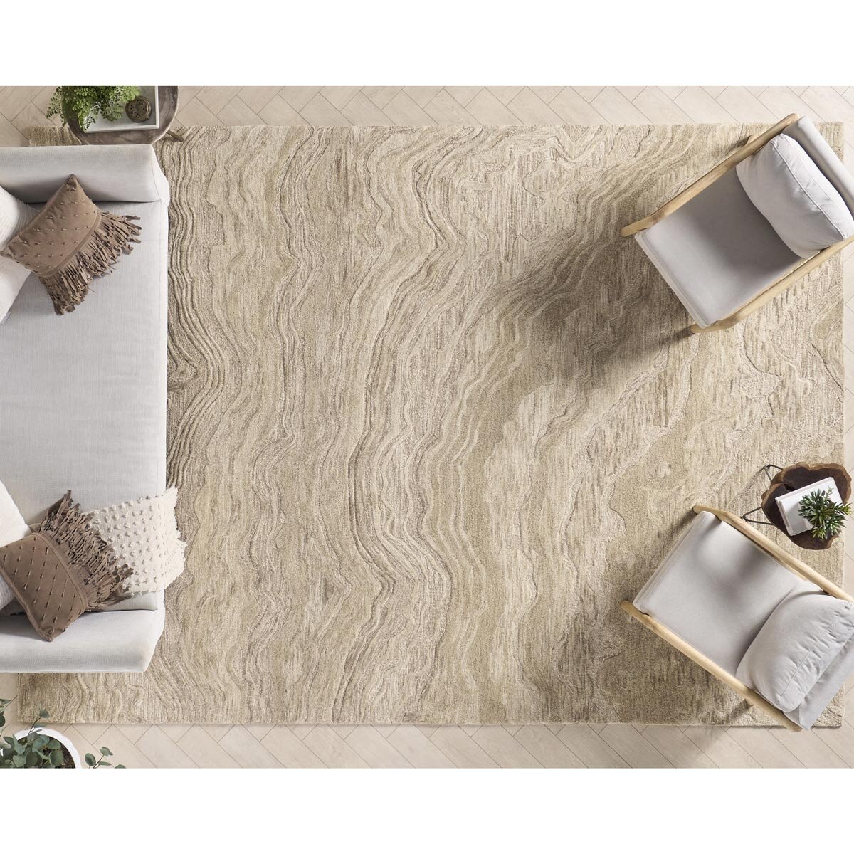 Nourison Graceful Rug, in 4 colours