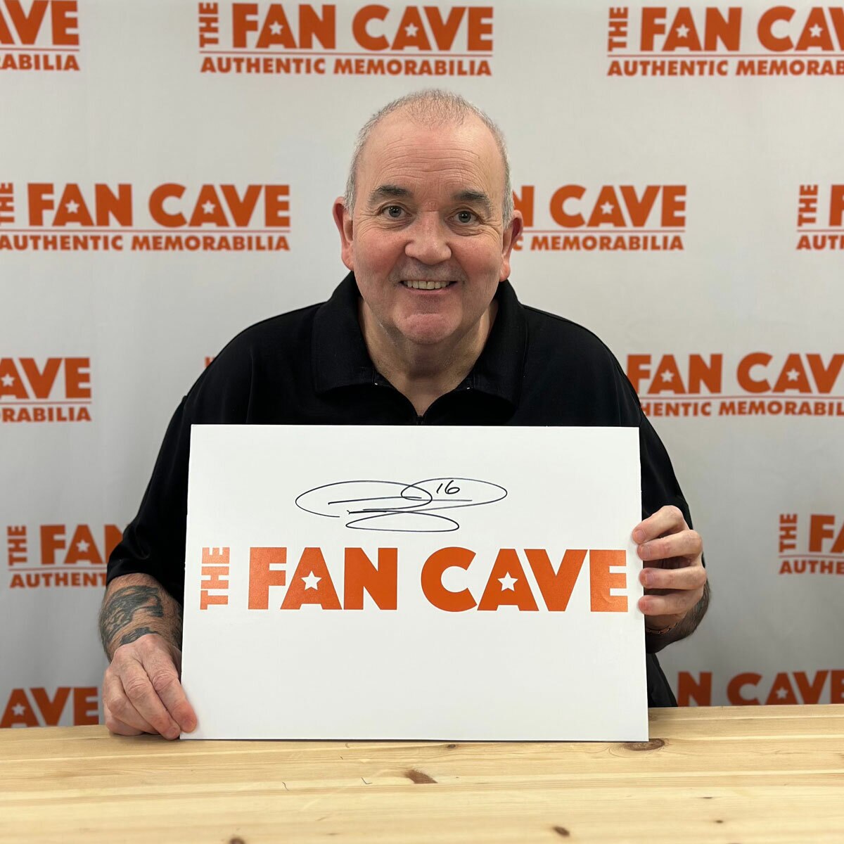 Phil Taylor Signed Framed Darts Shirt in 2 Options: White or Black Mount Phil Taylor Signed Framed Darts Shirt in 2 Options: White or Black Mount