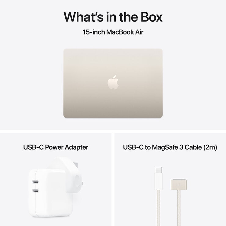 Apple MacBook Air 2025, Apple M4 Chip, 24GB RAM,