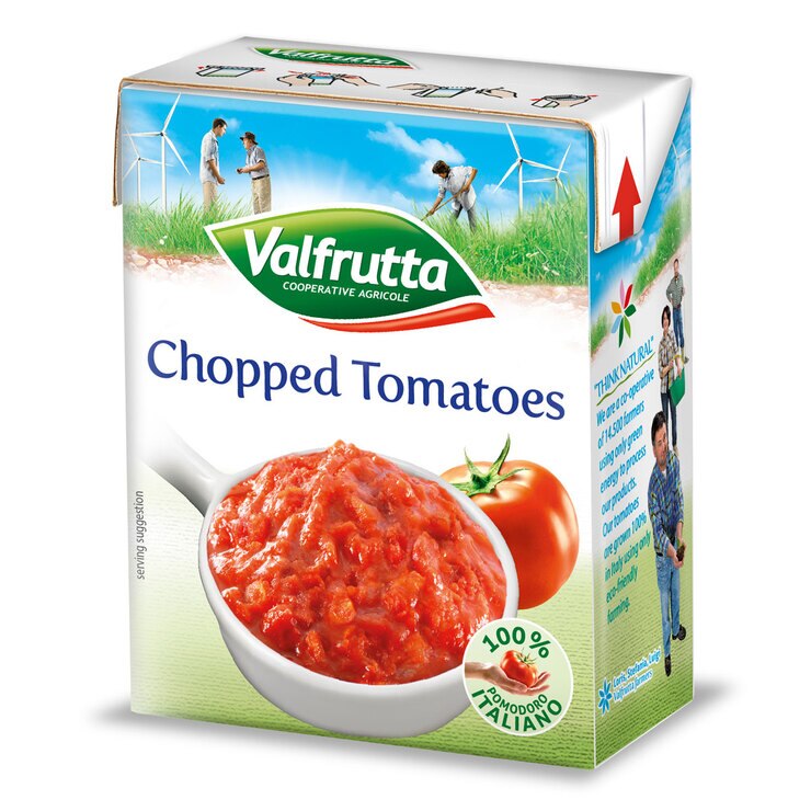 Valfrutta Chopped Tomatoes, 16 x 390g Costco UK