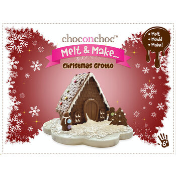 Choc on Choc Make Your Own Chocolate Christmas Grotto, 560g 