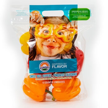 Sunset Mixed Peppers, 6 Pack