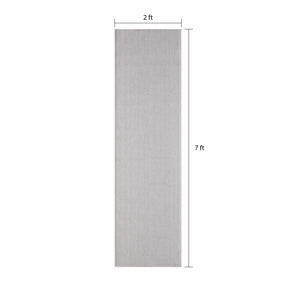 Off The Loom Runner in Cream, 60 x 213 cm