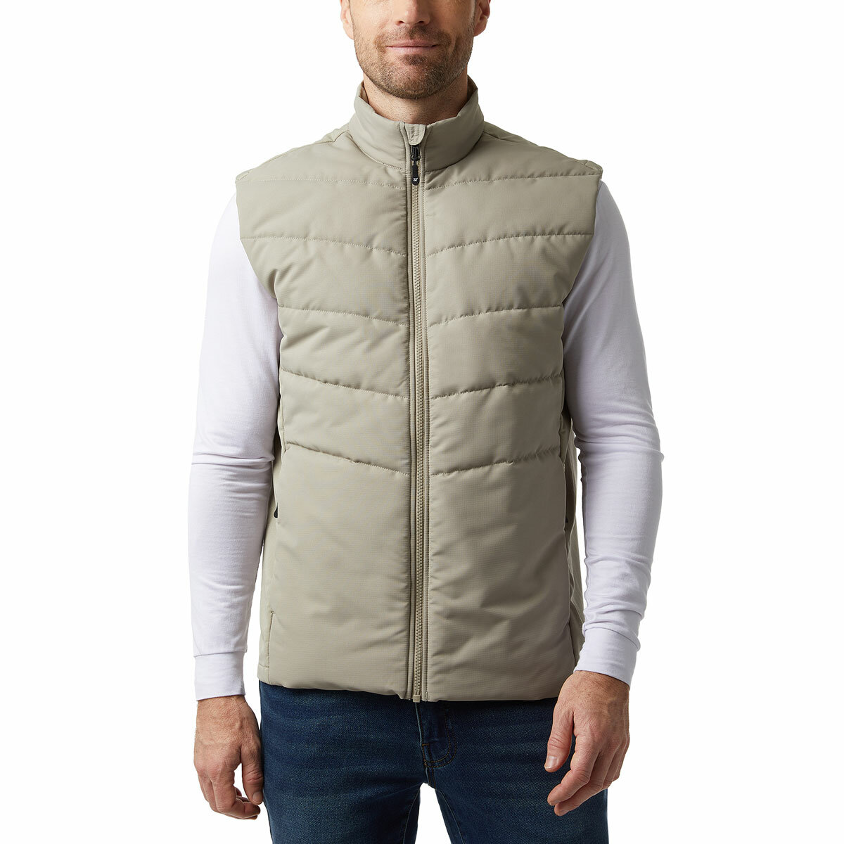 32 Degrees Mens Mixed Media Vest