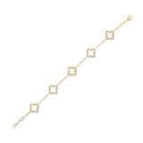 1.00ctw Round Brilliant Cut Diamond Bracelet, 14ct Yellow Gold