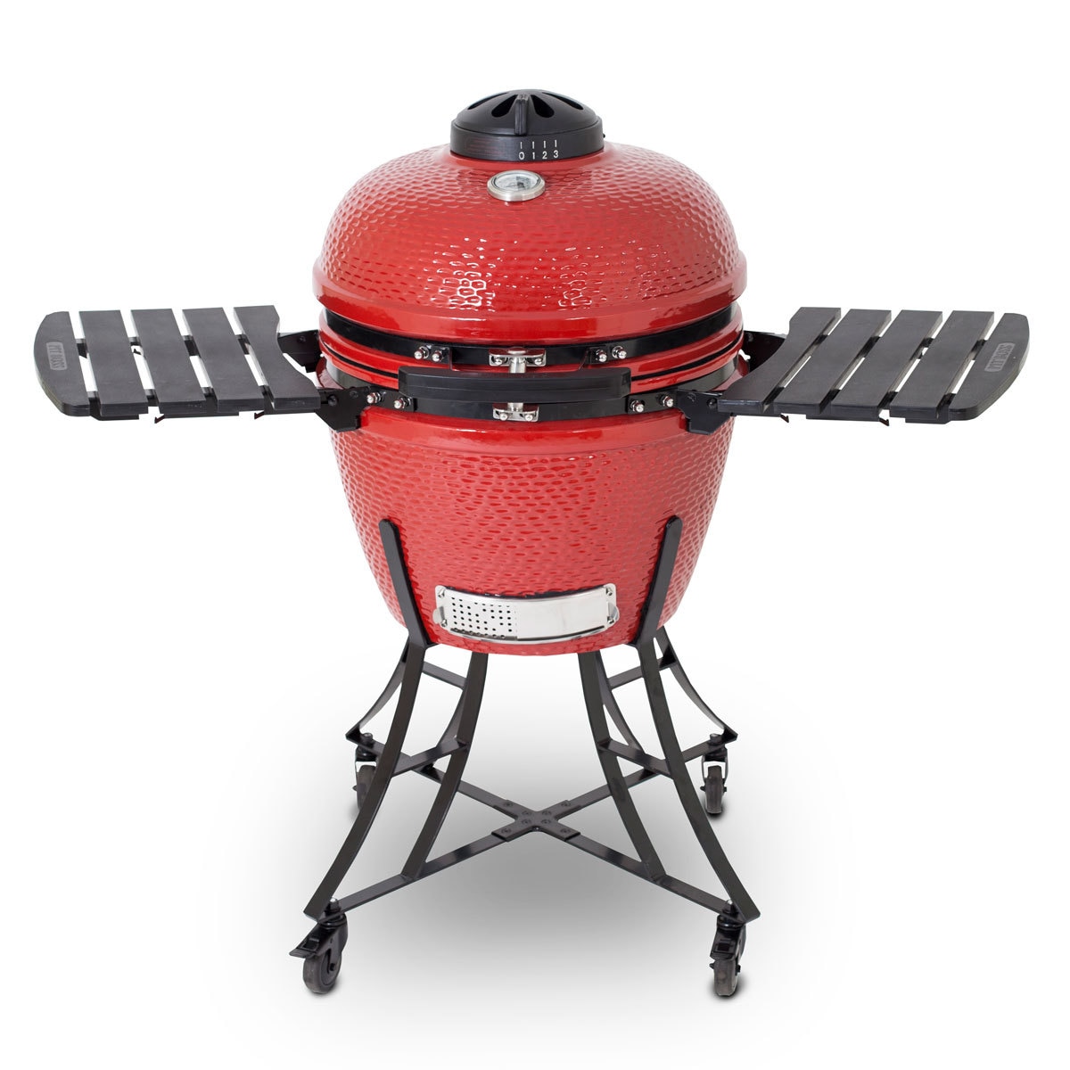 Louisiana Grills 24" (60 cm) Ceramic Kamado Charcoal Barbecue in Red + Cover Costco UK