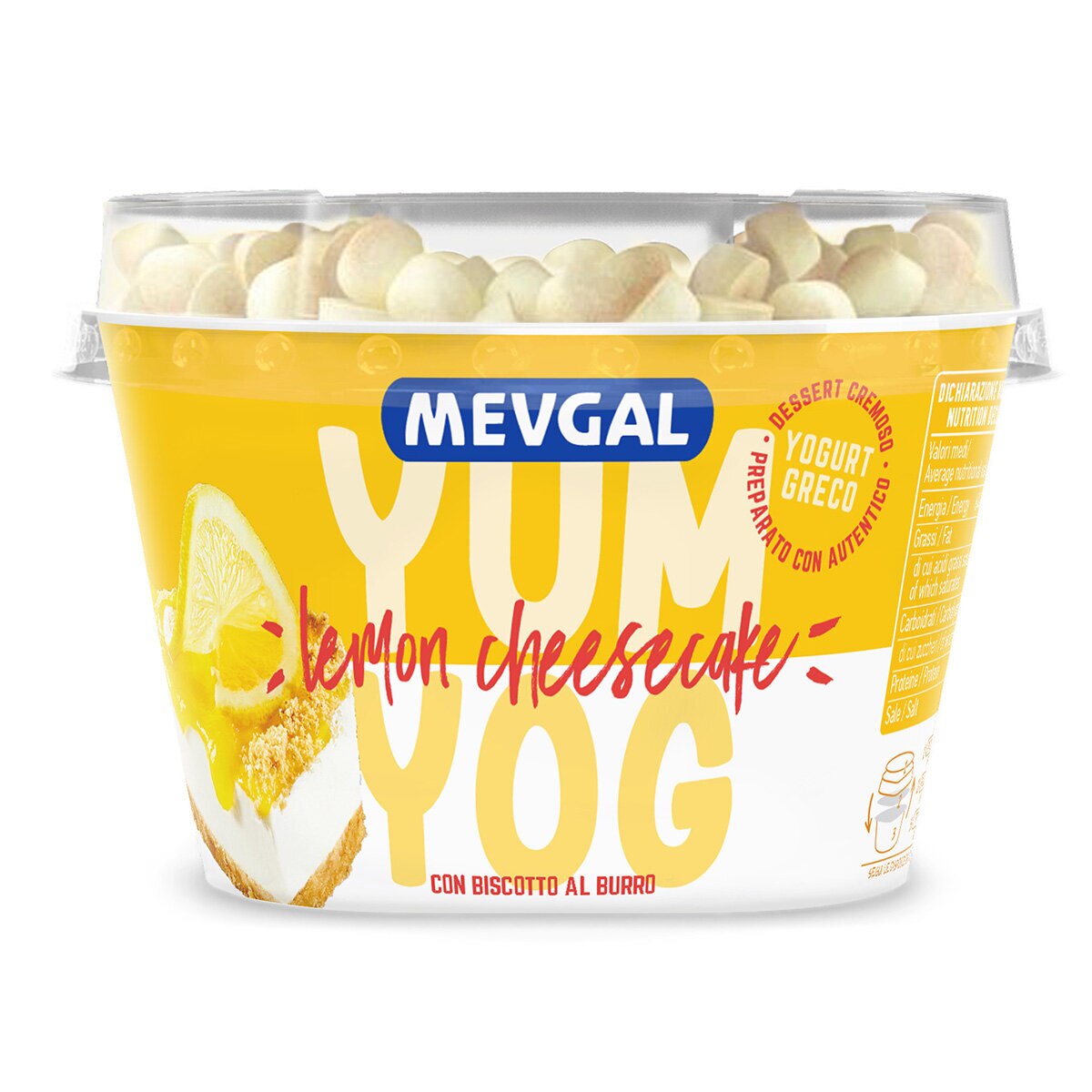 Mevgal Lemon Cheesecake Greek Yoghurt, 160g
