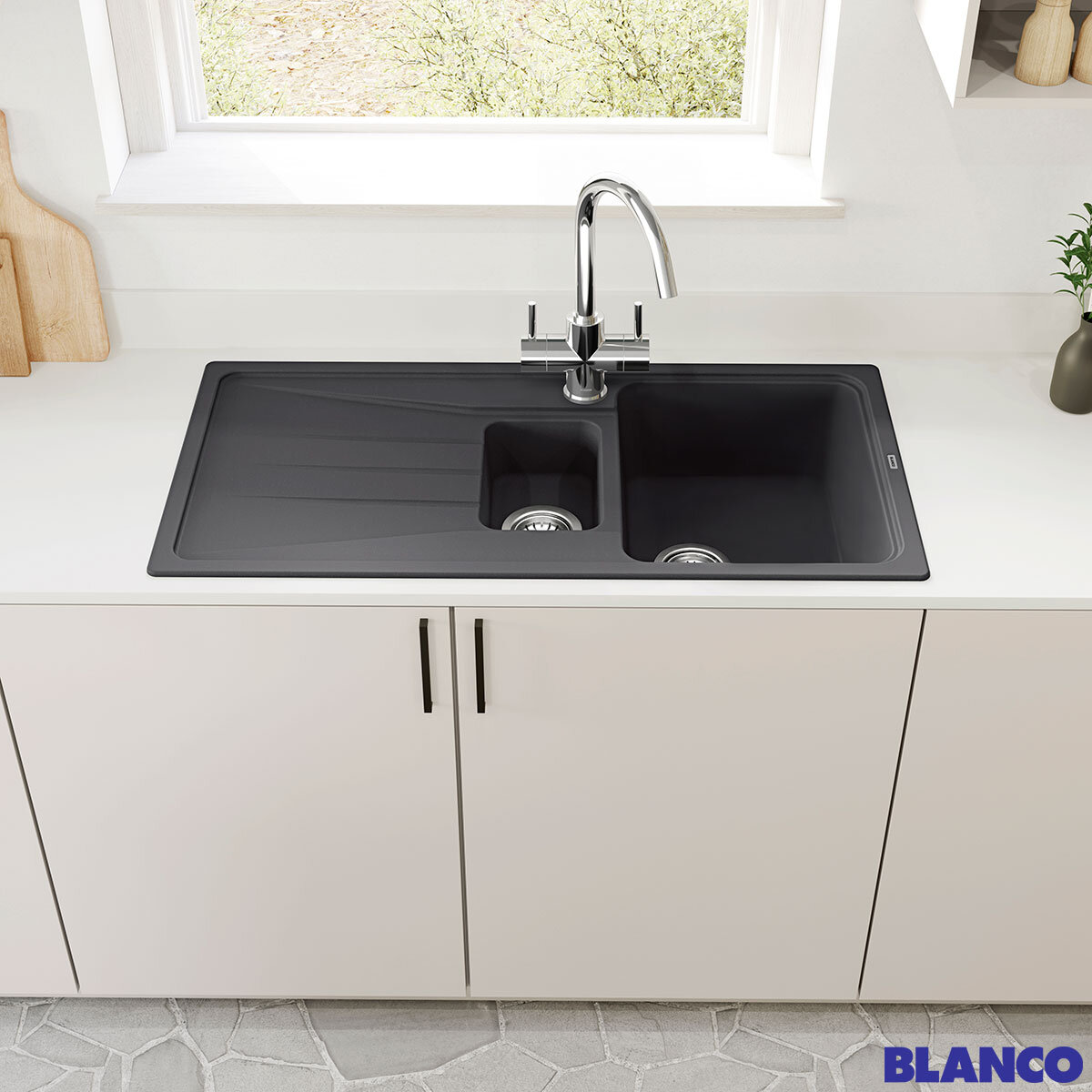 Blanco Silgranit Sink and Chrome Tap Set