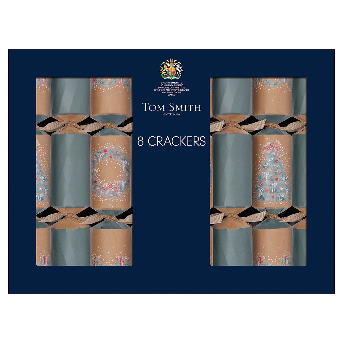 Tom Smith 14 Inch Christmas Crackers 8 Pack