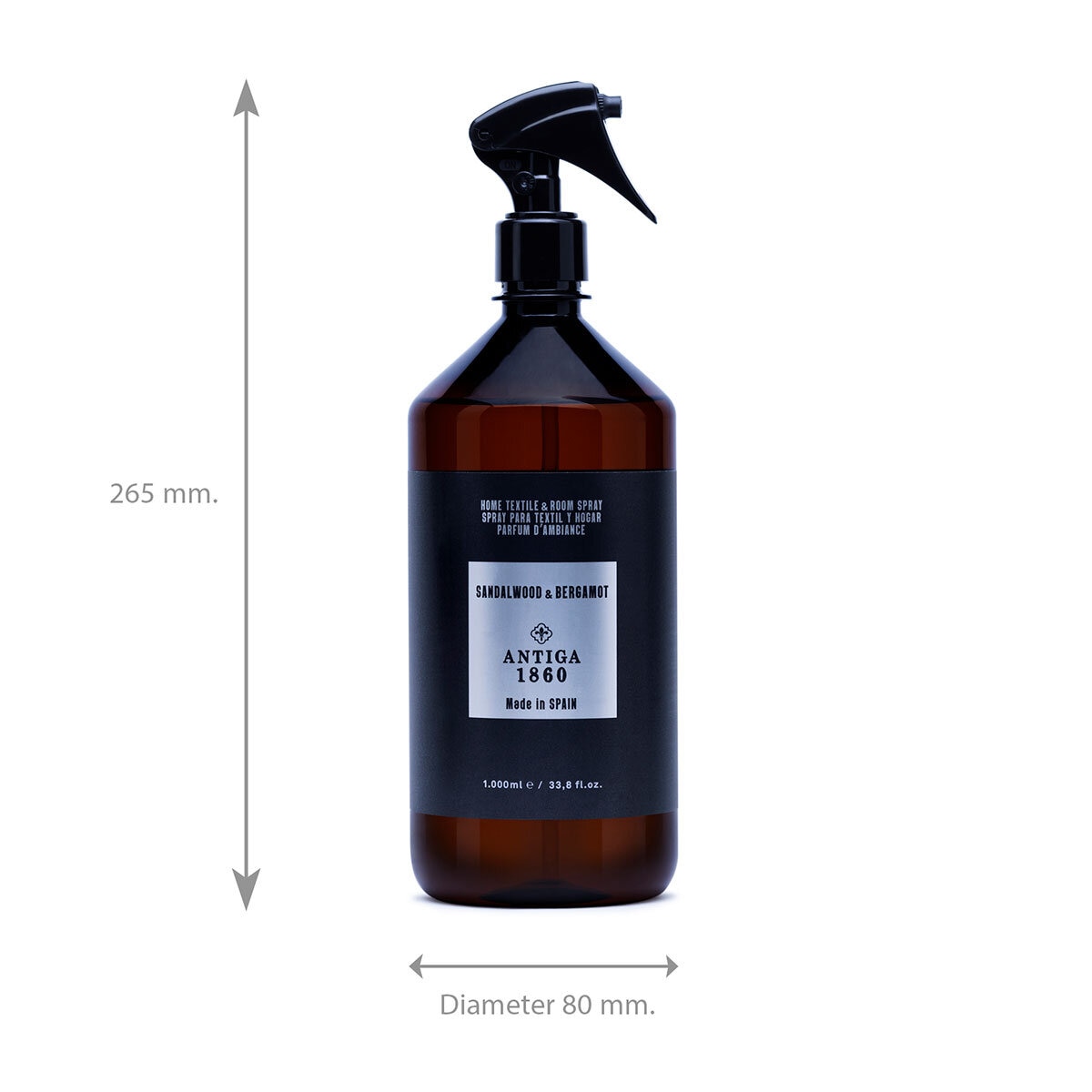 Antiga 1860 Home Textile & Room Spray, 1L in 3 Scents