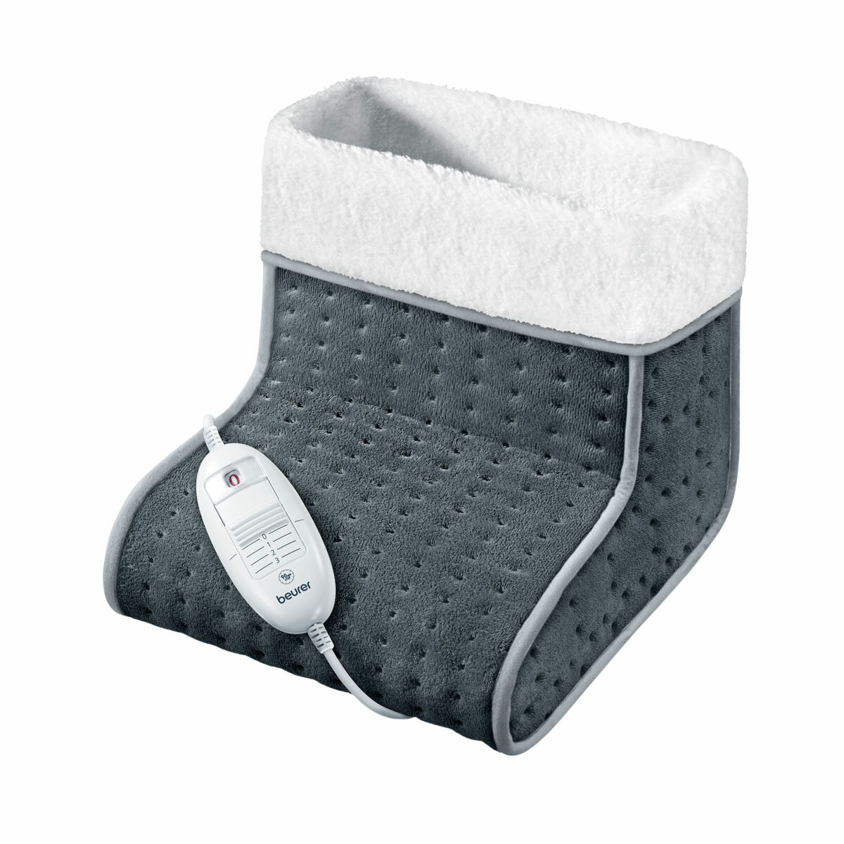 Beurer FW20 Cosy Electric Heated Foot Warmer, Grey Beurer FW20 Cosy Electric Heated Foot Warmer, Grey
