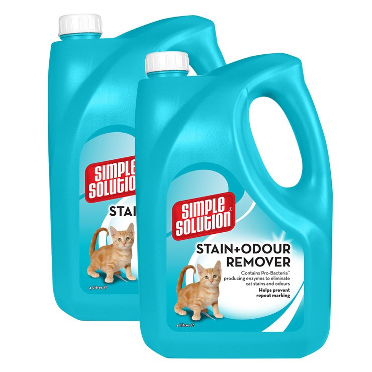 Simple Solution Stain & Odour Removal for Cats, 2 x 4L Costco UK