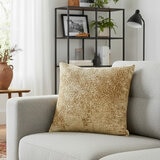 Malini Bingham Whiskey Velvet Feather Fill Cushion, 56 x 56 cm