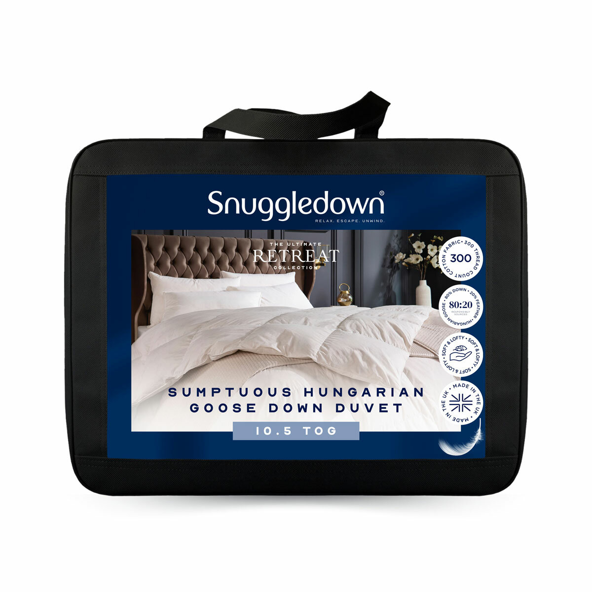 Snuggledown Hungarian Goose Down 10.5 Tog Duvet in 4 Sizes