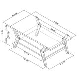 Bentley Designs Kristen Light Oak Coffee Table