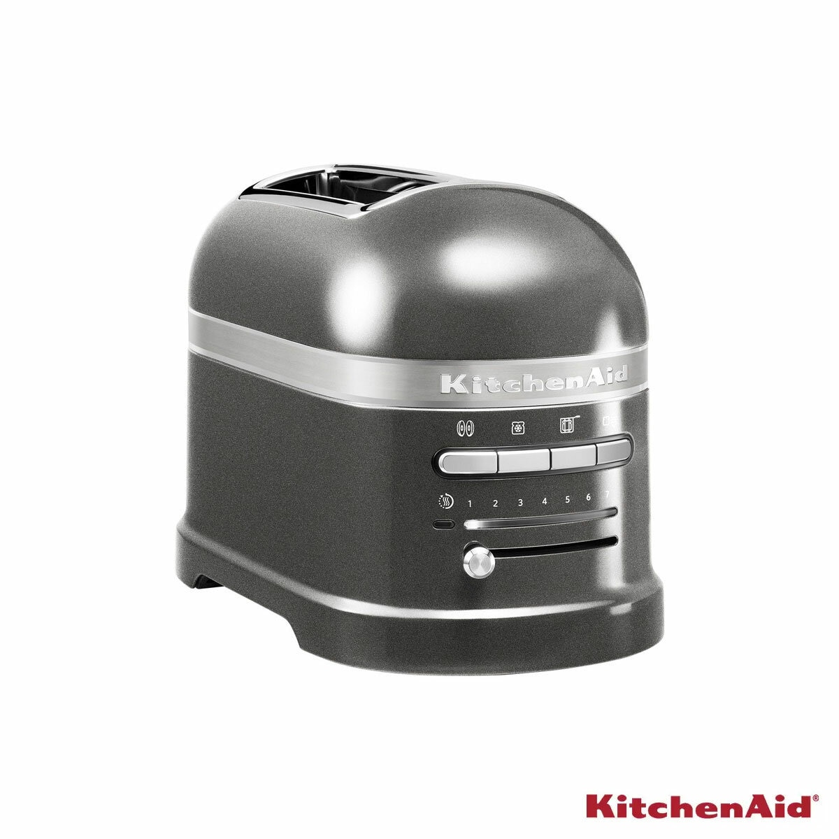 KitchenAid 5KMT2204BMS Artisan 2 Slot Toaster in Medallion Silver