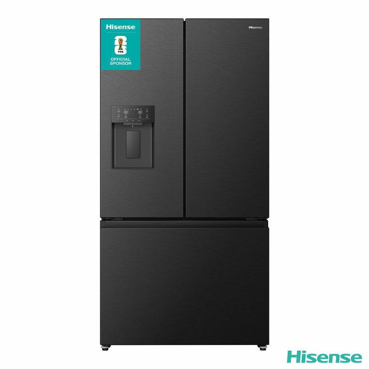 Hisense RF815N4SEFE, French Door Fridge Freezer, E Rated in Black Stainless Steel Hisense RF815N4SEFE, French Door Fridge Freezer, E Rated in Black Stainless Steel