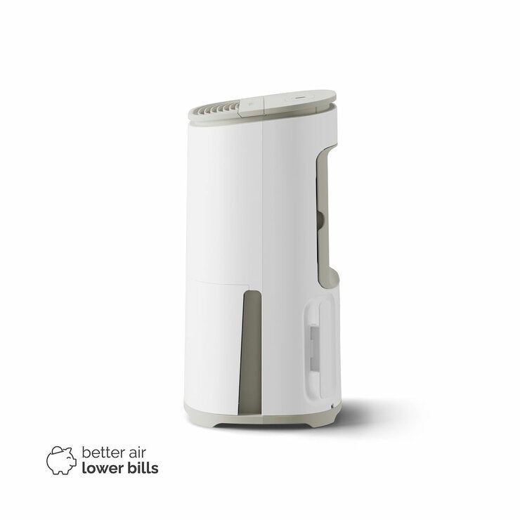 MeacoDry Arete One 12L Dehumidifier & Air Purifier in Warm Pebble