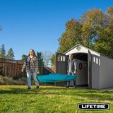 Lifetime 8ft x 20ft (2.4 x 6.1m) Storage Shed - Model 60470