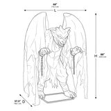 Halloween 7.5ft (2.3m) Animated Gargoyle With Lights & Sounds Halloween 7.5ft (2.3m) Animated Gargoyle With Lights & Sounds